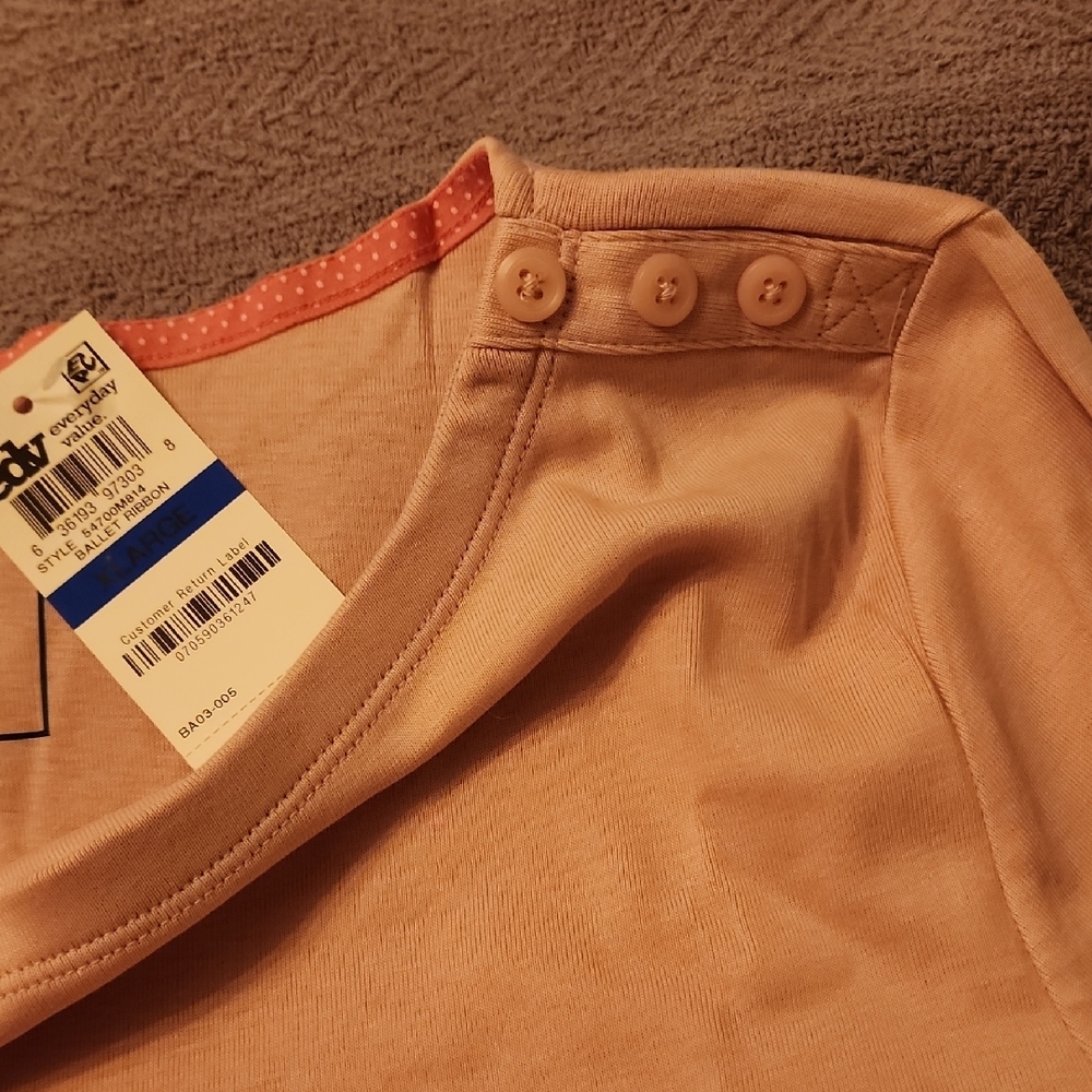 Charter Club Blush Long Sleeve Top - Picture 3 of 5